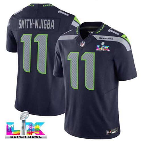 [All Players] Navy Seattle Seahawks 2025 F.U.S.E. Vapor Untouchable Limited Stitched Football Jersey - SSR02