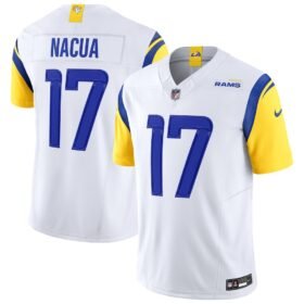 White Los Angeles Rams #17 Puka Nacua 2024 F.U.S.E. Vapor Untouchable Stitched Football Jersey - LAR02