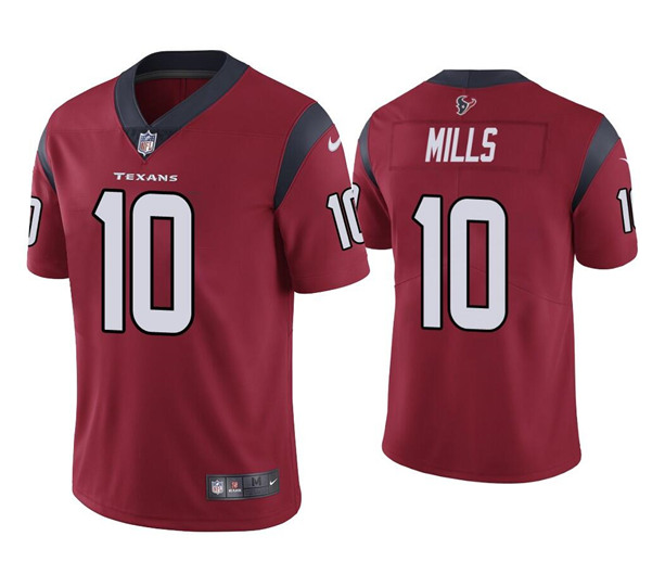 Red Houston Texans #10 Davis Mills Vapor Untouchable Limited Stitched Jersey - HTJ366