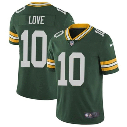 Green Green Bay Packers #10 Jordan Love Stitched Jersey - GBJ571