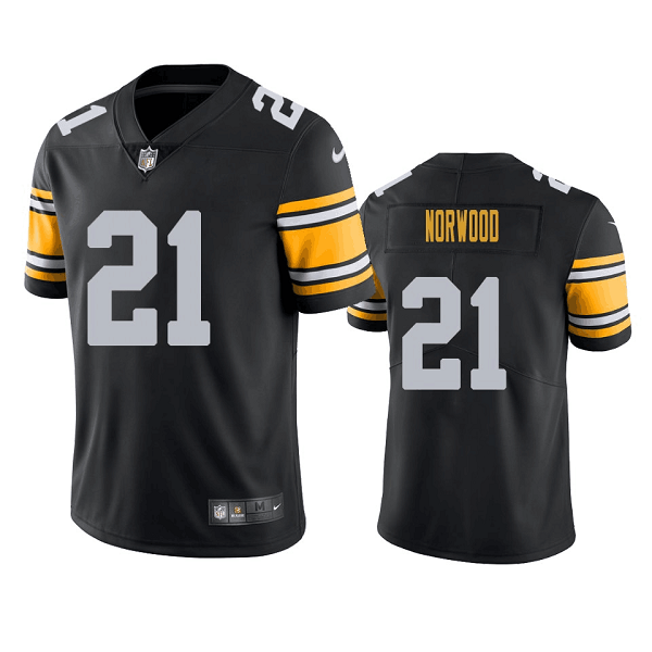 Black Pittsburgh Steelers #21 Tre Norwood Vapor Untouchable Limited Stitched Jersey - PSJ699