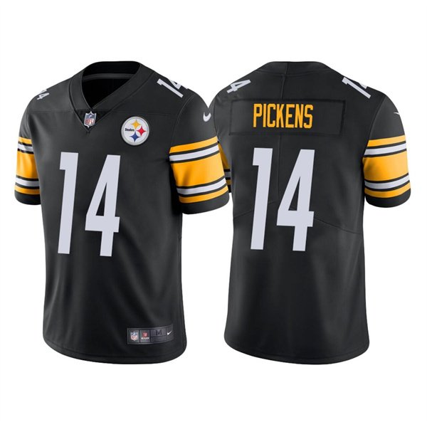 Black Pittsburgh Steelers #14 George Pickens Vapor Untouchable Limited Stitched Jersey - PSJ347