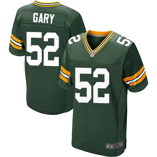 Nike Packers #52 Rashan Gary Green Team Color Stitched NFL Elite Jersey - GBJ319