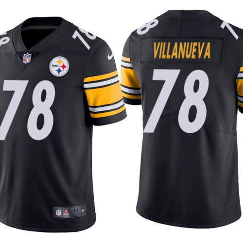 Pittsburgh Steelers Black #78 Alejandro Villanueva Vapor Untouchable Limited Stitched Jersey - PSJ18