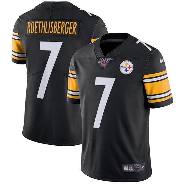 Pittsburgh Steelers #7 Ben Roethlisberger Black Vapor Untouchable Limited Stitched NFL Jersey - PSJ271