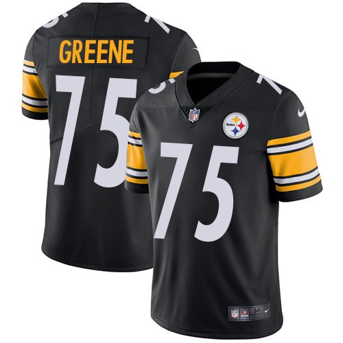 Nike Steelers #75 Joe Greene Black Team Color Stitched NFL Vapor Untouchable Limited Jersey - PSJ05