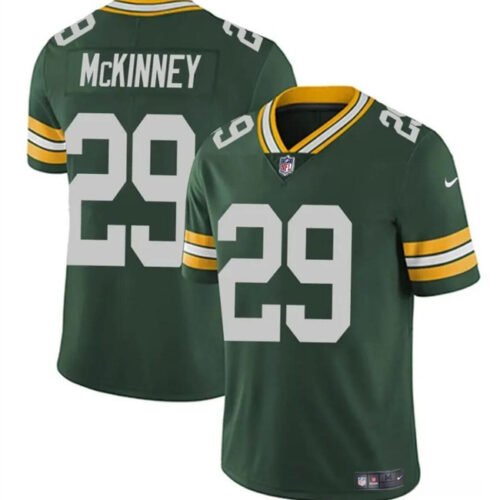 Green Green Bay Packers #29 Xavier McKinney Vapor Limited Stitched Football Jersey - GBJ389