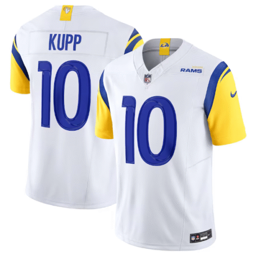 White Los Angeles Rams #10 Cooper Kupp 2023 F.U.S.E. Vapor Untouchable Limited Stitched Football Jersey - LAR252