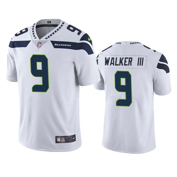 White Seattle Seahawks #9 Kenneth Walker III Vapor Untouchable Limited Stitched Jersey