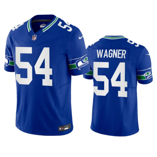 Royal Seattle Seahawks #54 Bobby Wagner 2023 F.U.S.E. Vapor Limited Throwback Stitched Jersey