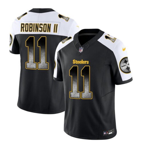 Black/White Pittsburgh Steelers #11 Allen Robinson II 2023 F.U.S.E. Vapor Untouchable Limited Stitched Jersey - PSJ46