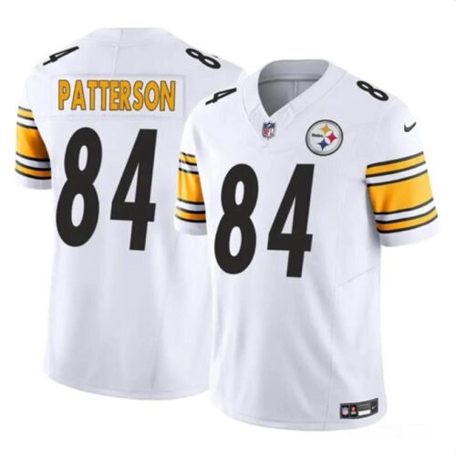White Pittsburgh Steelers #84 Cordarrelle Patterson 2024 F.U.S.E Vapor Untouchable Limited Stitched Jersey - PSJ695