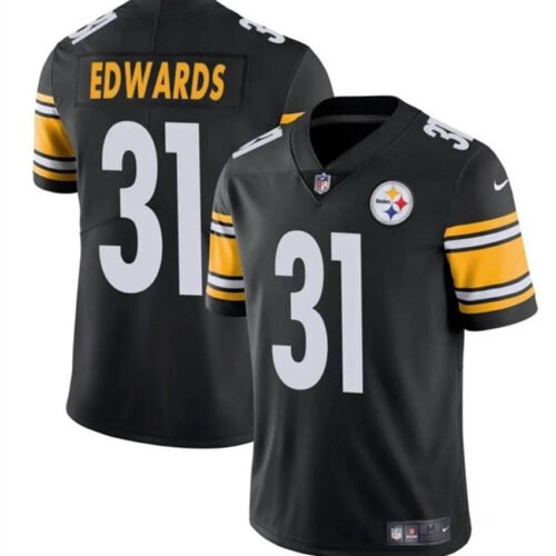 Black Pittsburgh Steelers #31 Daijun Edwards Vapor Untouchable Limited Stitched Jersey - PSJ242