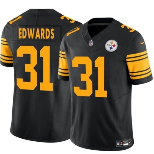 Black Pittsburgh Steelers #31 Daijun Edwards 2024 F.U.S.E. Color Rush Limited Stitched Jersey - PSJ281