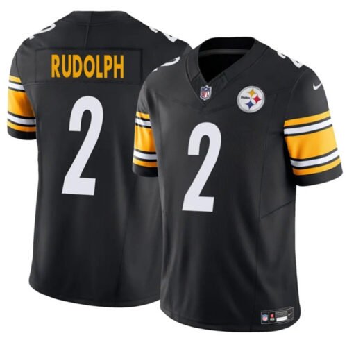 Black Pittsburgh Steelers #2 Mason Rudolph 2025 F.U.S.E. Vapor Untouchable Limited Stitched Jersey - PSJ363