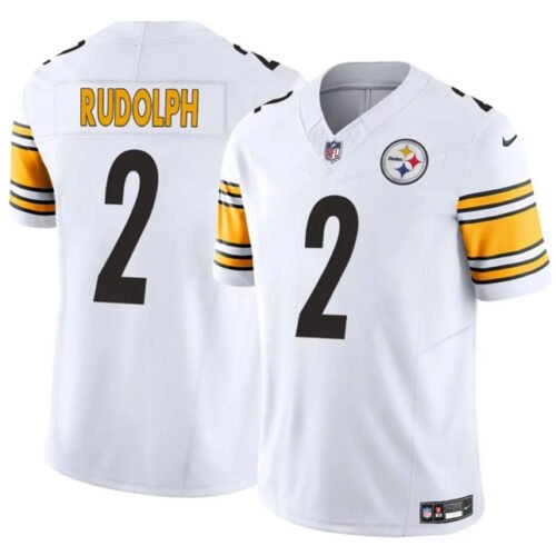 White Pittsburgh Steelers #2 Mason Rudolph 2025 F.U.S.E. Vapor Untouchable Limited Stitched Jersey - PSJ726