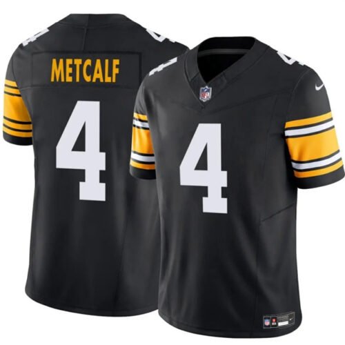 Black Pittsburgh Steelers #4 DK Metcalf 2025 F.U.S.E. Vapor Untouchable Limited Stitched Jersey - PSJ544