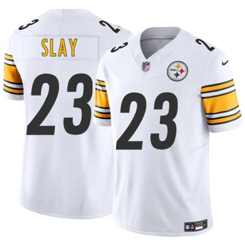 White Pittsburgh Steelers #23 Darius Slay 2025 F.U.S.E. Vapor Limited Stitched Football Jersey - PSJ700