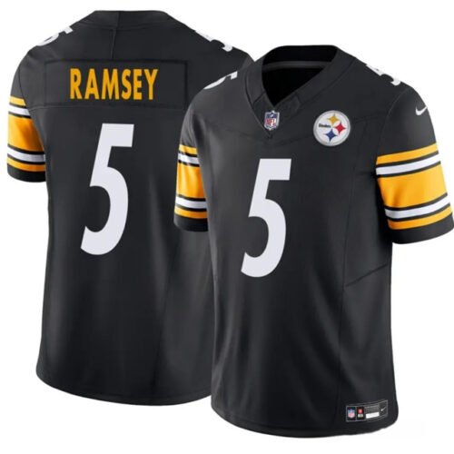 Black Pittsburgh Steelers #5 Jalen Ramsey 2025 F.U.S.E. Vapor Untouchable Limited Stitched Jersey - PSJ126