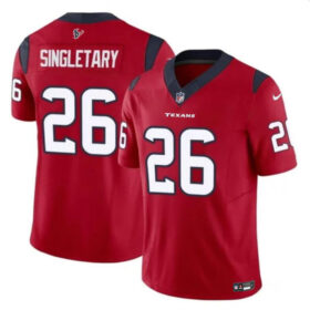Red Houston Texans #26 Devin Singletary 2023 F.U.S.E Vapor Untouchable Stitched Football Jersey - HTJ312