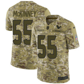 Nike Texans #55 Benardrick McKinney Camo Stitched NFL Limited 2018 Salute To Service Jersey - HTJ227