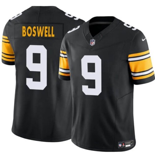 Black Pittsburgh Steelers #9 Chris Boswell 2024 F.U.S.E. Alternate Vapor Untouchable Limited Stitched Jersey - PSJ509