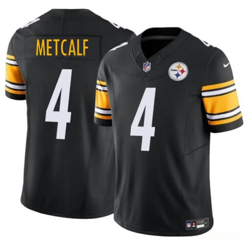 Black Pittsburgh Steelers #4 DK Metcalf 2024 F.U.S.E. Vapor Untouchable Limited Stitched Jersey - PSJ133
