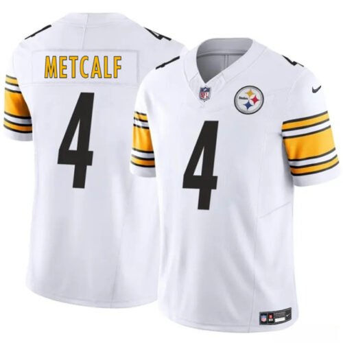 White Pittsburgh Steelers #4 DK Metcalf 2024 F.U.S.E. Vapor Untouchable Limited Stitched Jersey - PSJ802