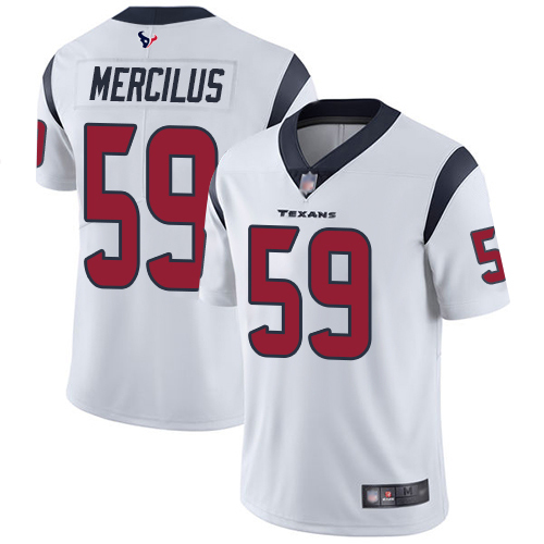 Nike Texans #59 Whitney Mercilus White Stitched NFL Vapor Untouchable Limited Jersey - HTJ213