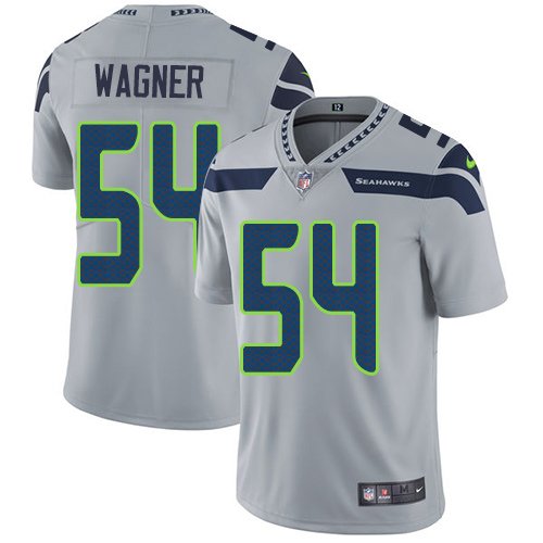 Nike Seahawks #54 Bobby Wagner Grey Alternate Stitched NFL Vapor Untouchable Limited Jersey