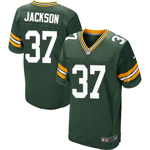 Nike Packers #37 Josh Jackson Green Team Color Stitched NFL Elite Jersey - GBJ210
