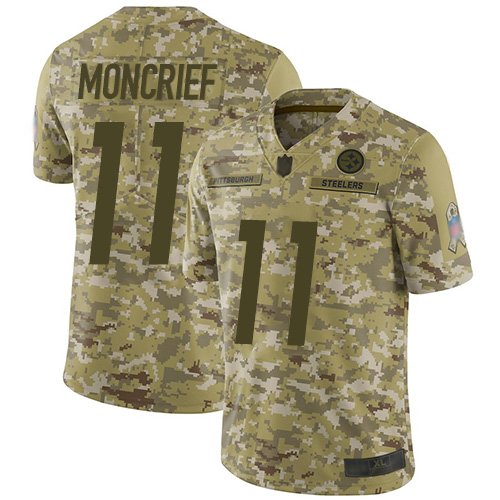 Nike Steelers #11 Donte Moncrief Camo Stitched NFL Limited 2018 Salute To Service Jersey - PSJ298