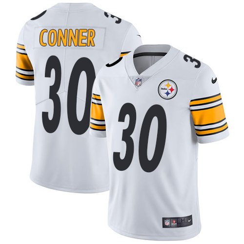 Nike Steelers #30 James Conner White Stitched NFL Vapor Untouchable Limited Jersey - PSJ23
