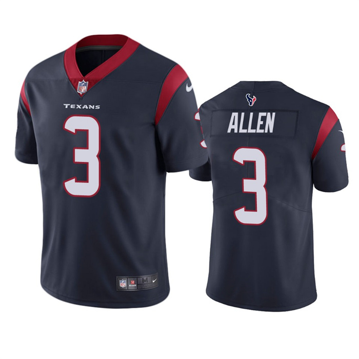 Navy Houston Texans #3 Kyle Allen Vapor Untouchable Limited Stitched Jersey - HTJ47