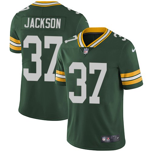 Nike Packers #37 Josh Jackson Green Team Color Stitched NFL Vapor Untouchable Limited Jersey - GBJ357