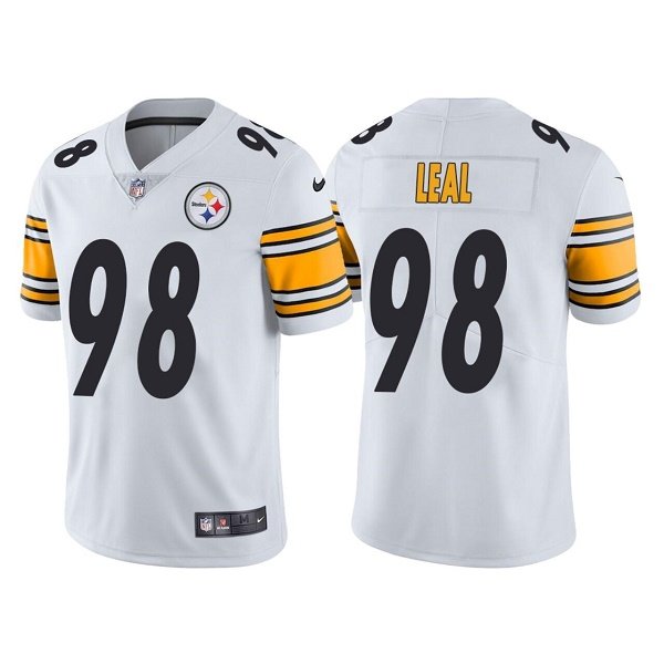 White Pittsburgh Steelers #98 DeMarvin Leal Vapor Untouchable Limited Stitched Jersey - PSJ830