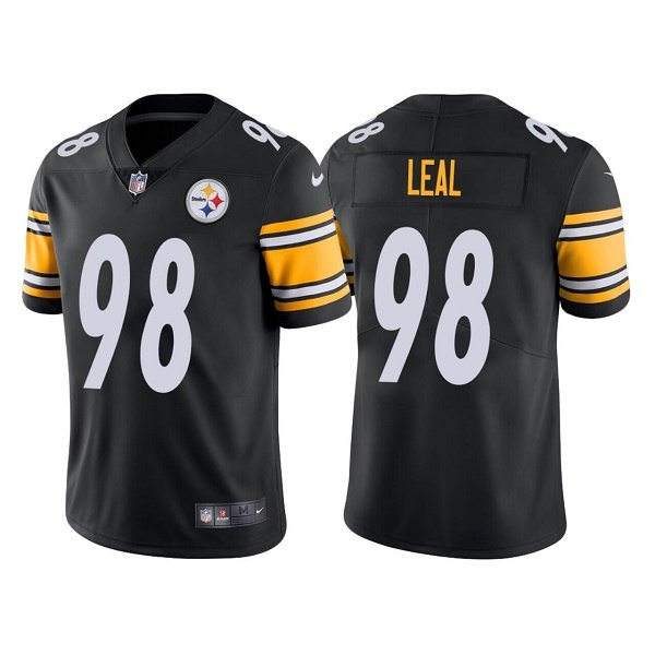 Black Pittsburgh Steelers #98 DeMarvin Leal Vapor Untouchable Limited Stitched Jersey - PSJ664