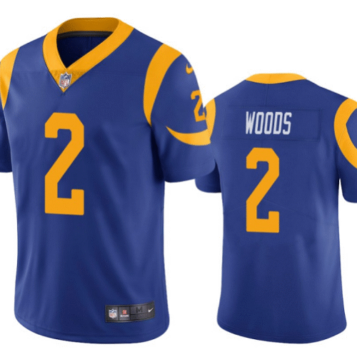 Blue Los Angeles Rams #2 Robert Woods Vapor Untouchable Limited Stitched Jersey - LAR323