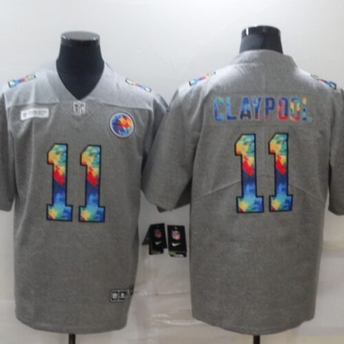 Pittsburgh Steelers #11 Chase Claypool 2020 Grey Crucial Catch Limited Stitched Jersey - PSJ644