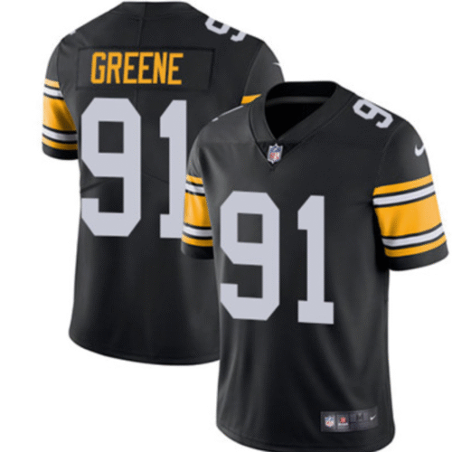 Black Pittsburgh Steelers #91 Kevin Greene Vapor Untouchable Limited Stitched Jersey - PSJ452