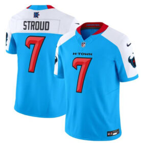Blue/White Houston Texans #7 C.J. Stroud F.U.S.E. Vapor Limited Stitched Jersey - HTJ30