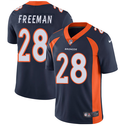 Nike Broncos #28 Royce Freeman Navy Blue Alternate Stitched NFL Vapor Untouchable Limited Jersey