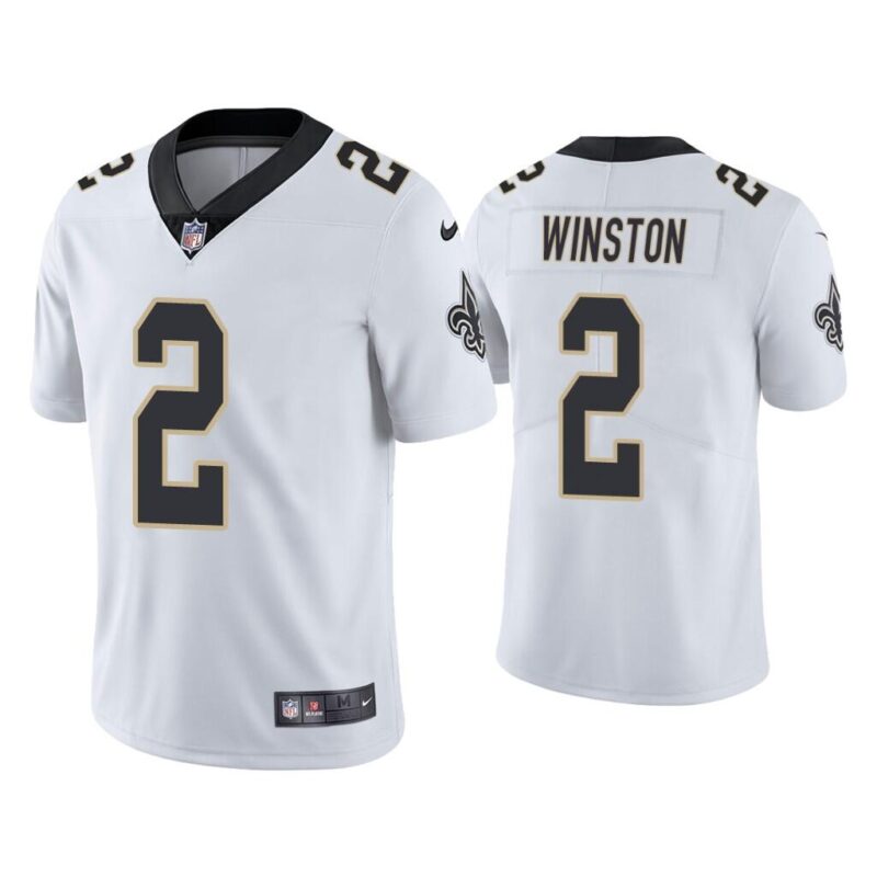 White New Orleans Saints #2 Jameis Winston Vapor Untouchable Limited Stitched Jersey - NOS37