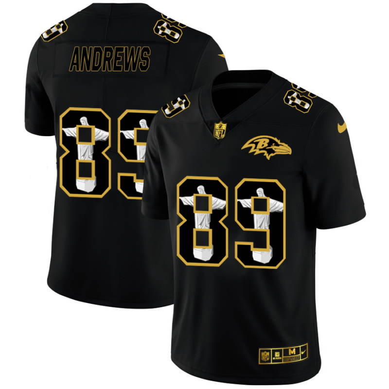 Baltimore Ravens #89 Mark Andrews Nike Carbon Black Vapor Cristo Redentor Limited NFL Jersey - BRJ03