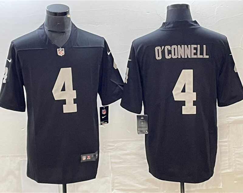 Black Las Vegas Raiders #4 Aidan O'Connell Vapor Untouchable Stitched Football Jersey - LVR10