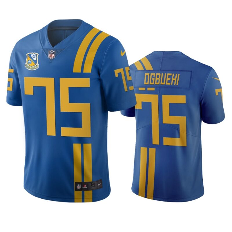 Jacksonville Jaguars #75 Cedric Ogbuehi Royal Vapor Limited City Edition NFL Jersey - JVG121