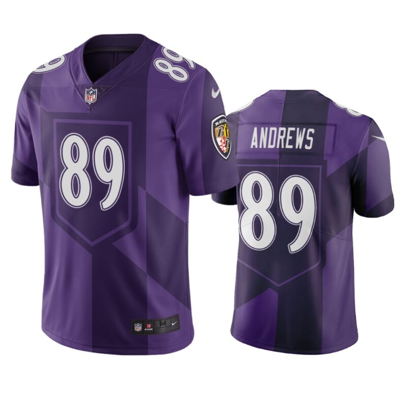 Baltimore Ravens #89 Mark Andrews Purple Vapor Limited City Edition NFL Jersey - BRJ285