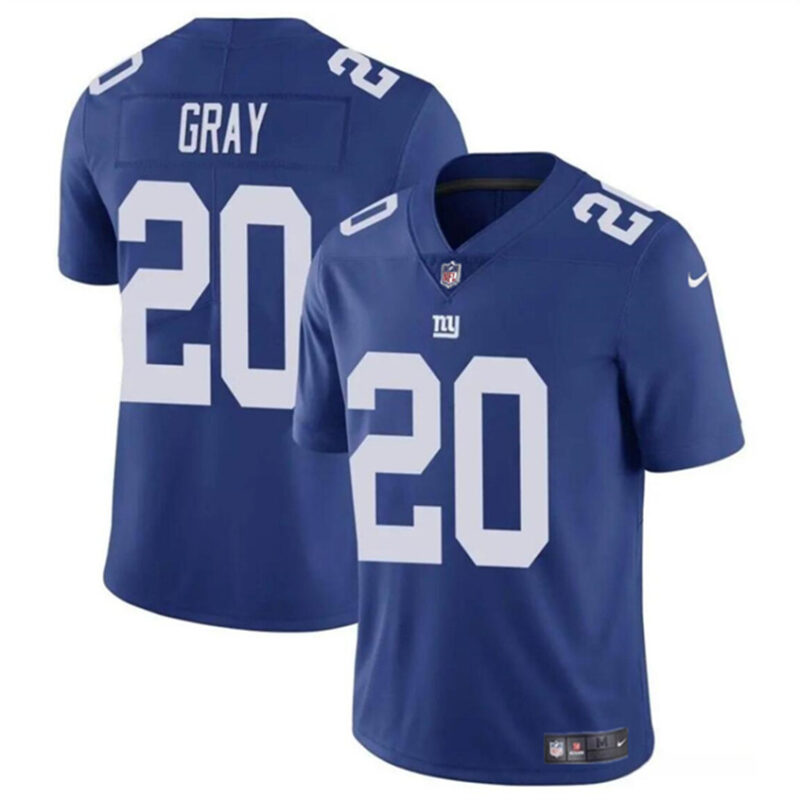 Blue New York Giants #20 Eric Gray Vapor Untouchable Limited Stitched Jersey - NYG157