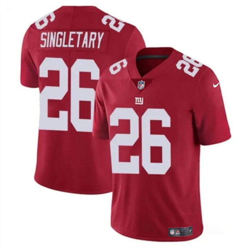 Red New York Giants #26 Devin Singletary Vapor Untouchable Limited Stitched Jersey - NYG10