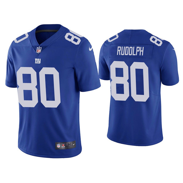 Blue New York Giants #80 Kyle Rudolph Vapor Untouchable Limited Stitched Jersey - NYG36